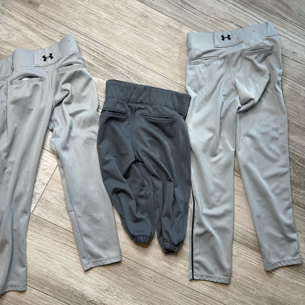 UNDER ARMOUR Baseball Bottom Bundle Size Ys & YM - Picture 2 of 8